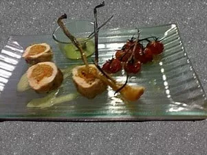 Chicken breasts stuffed maki-style