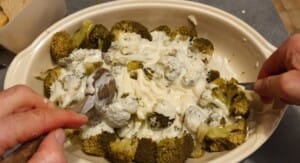 Gratin de Brocolis au Roquefort – Instruction 3 Gratin de Brocolis au Roquefort - Instruction 3