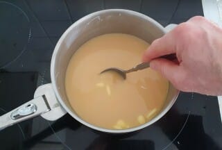 Fine tarte aux pommes et sa crème caramel - Instruction 4