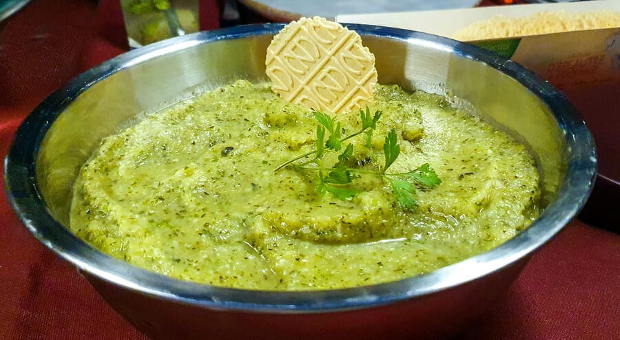 Tunisian-style zucchini ajlouk