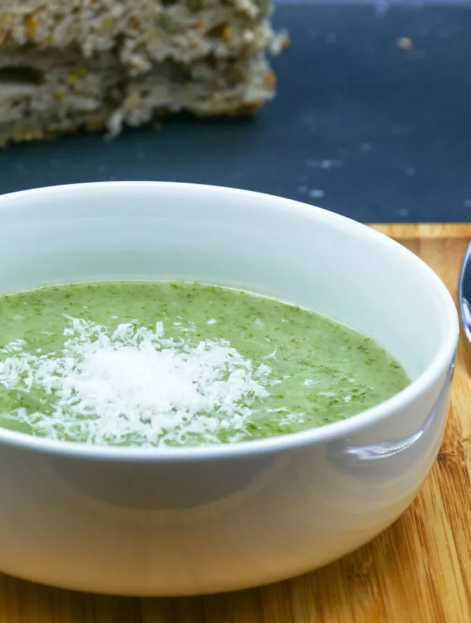 Potage aux fanes de radis
