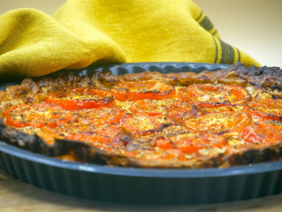 Tomato and Mustard Tart