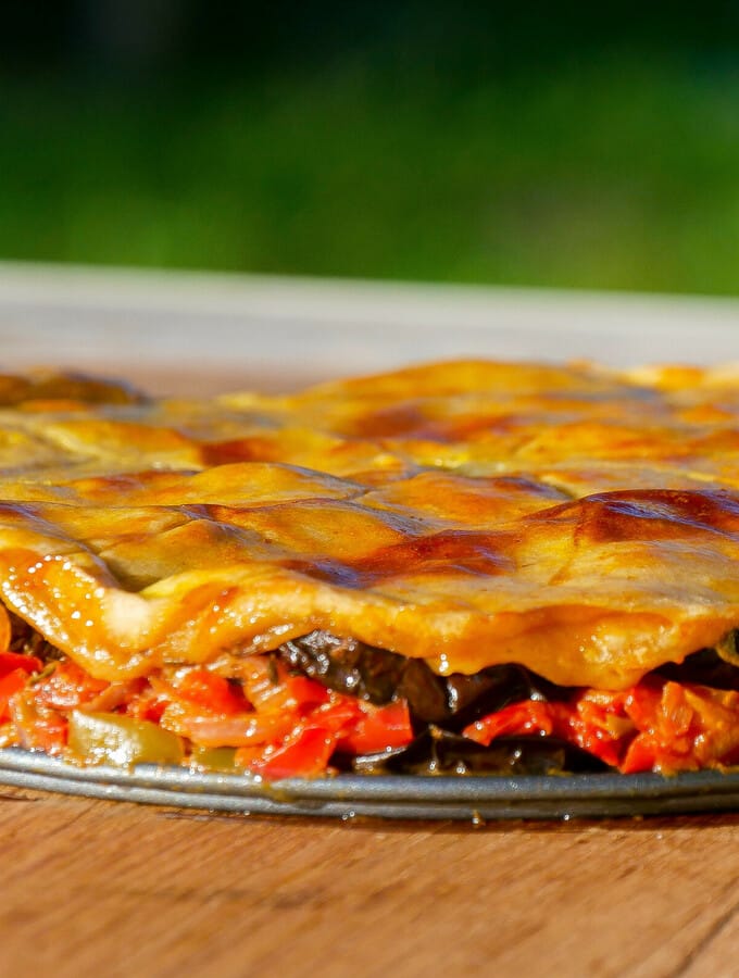 Tatin au chèvre et légumes d’été Tatin au chèvre et légumes d’été