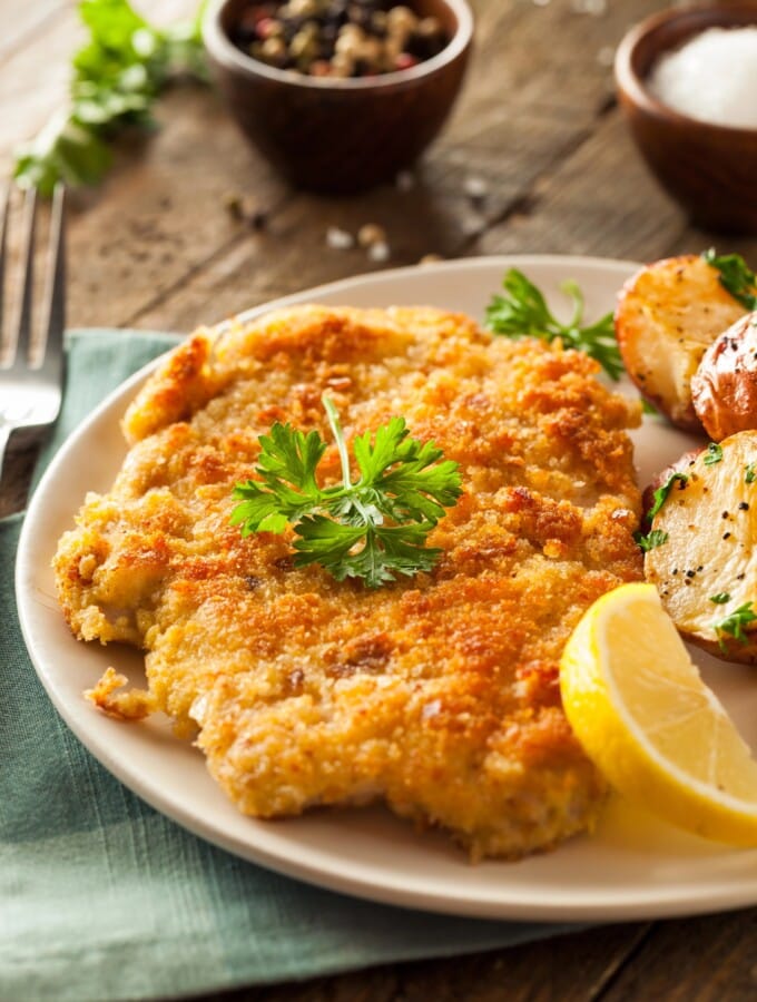 Escalope de veau panée à la milanaise