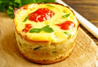 Zucchini and Tomato Flan