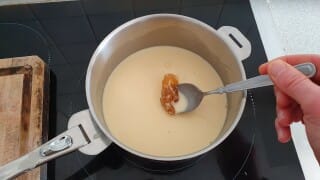 Fine tarte aux pommes et sa crème caramel - Instruction 3