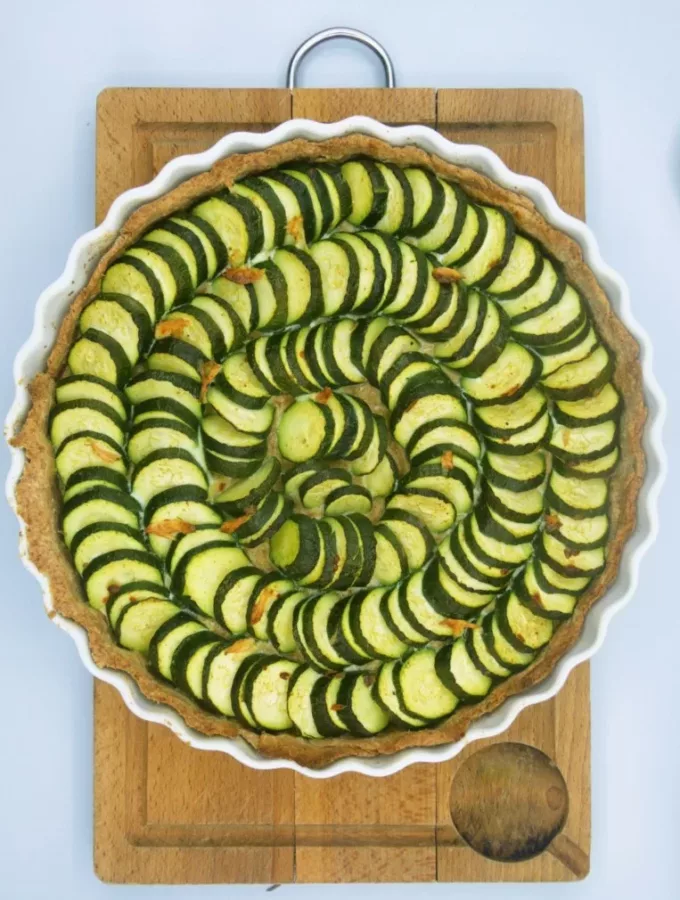 Tarte courgettes épices