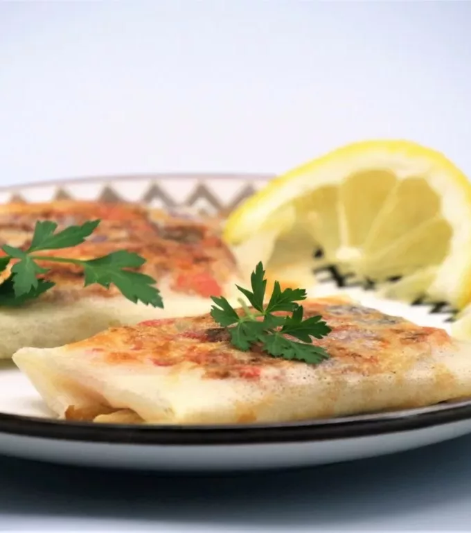 Brick farcie aux poivrons Brick farcie aux poivrons