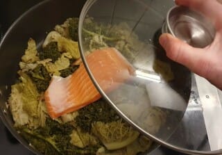 Saumon aux deux choux - Instruction 7