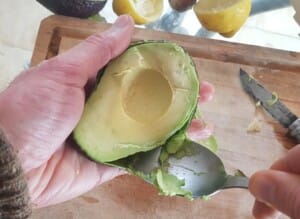Carpaccio mangue avocat, jeunes pousses d’épinards – Instruction 2 Carpaccio mangue avocat, jeunes pousses d’épinards - Instruction 2