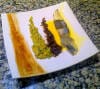Grilled fish duo with mandarin emulsion Grilled fish duo with mandarin emulsion