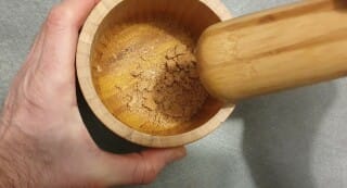 Verrines boudin noir, spéculoos, banane – Instruction 3 Verrines boudin noir, spéculoos, banane - Instruction 3