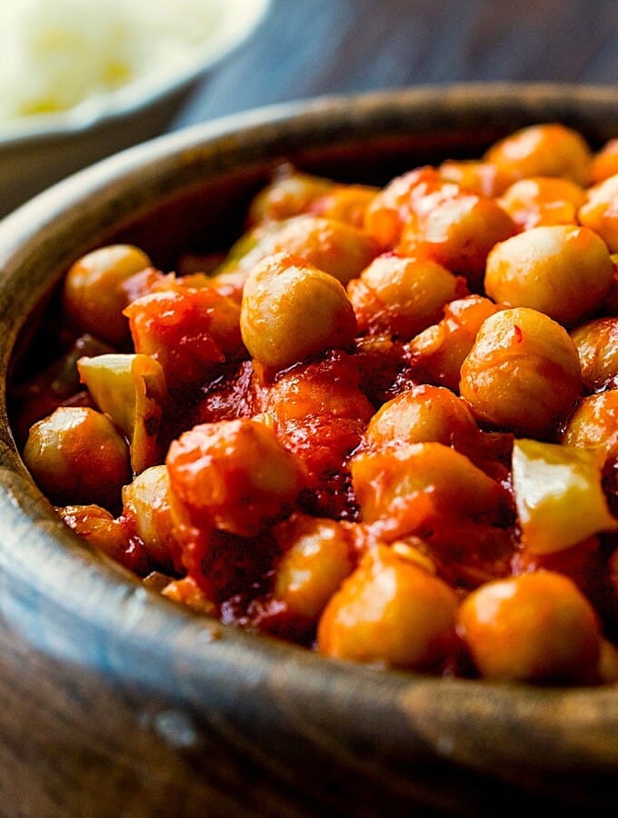 Kabuli chana, ou pois chiches à l&rsquo;indienne