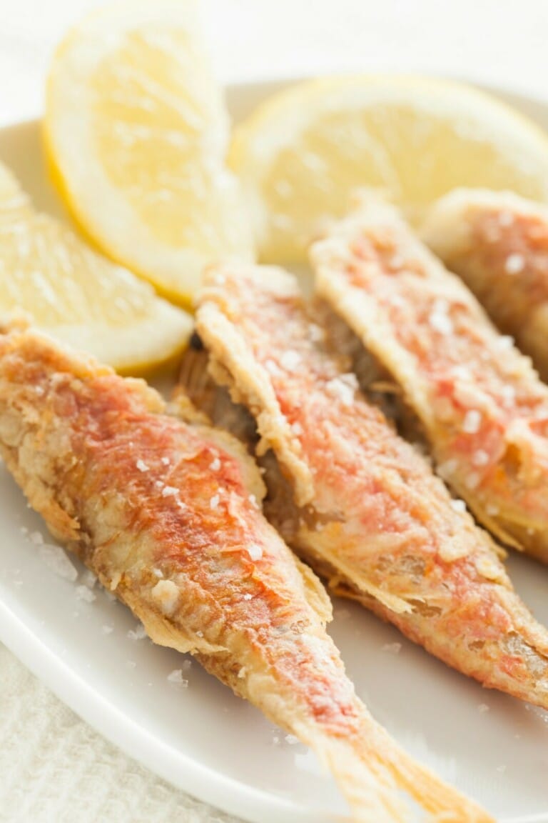 Rougets frits sauce tartare