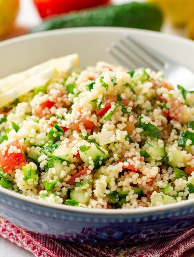 Mon taboulé maison à la semoule