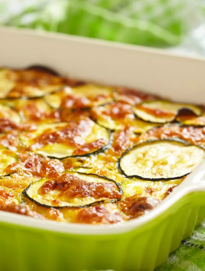 Gratin de courgettes à la crème Gratin de courgettes à la crème
