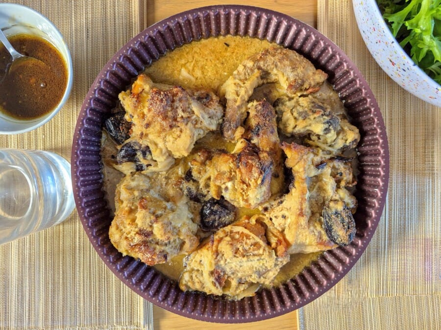 Chicken with Prunes and Almonds