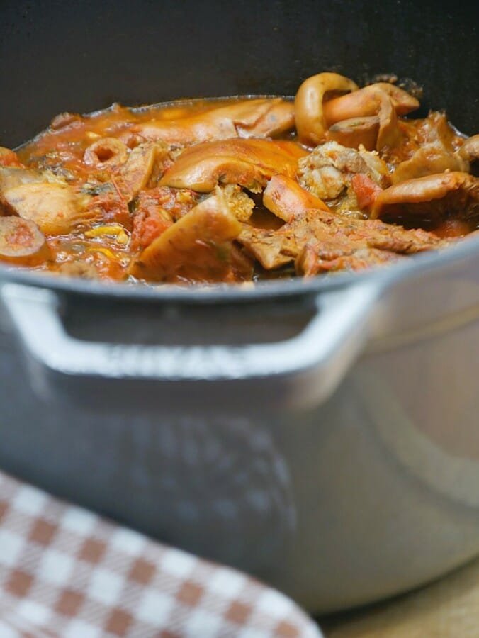 Sanguins Mushroom Stew with Sausages