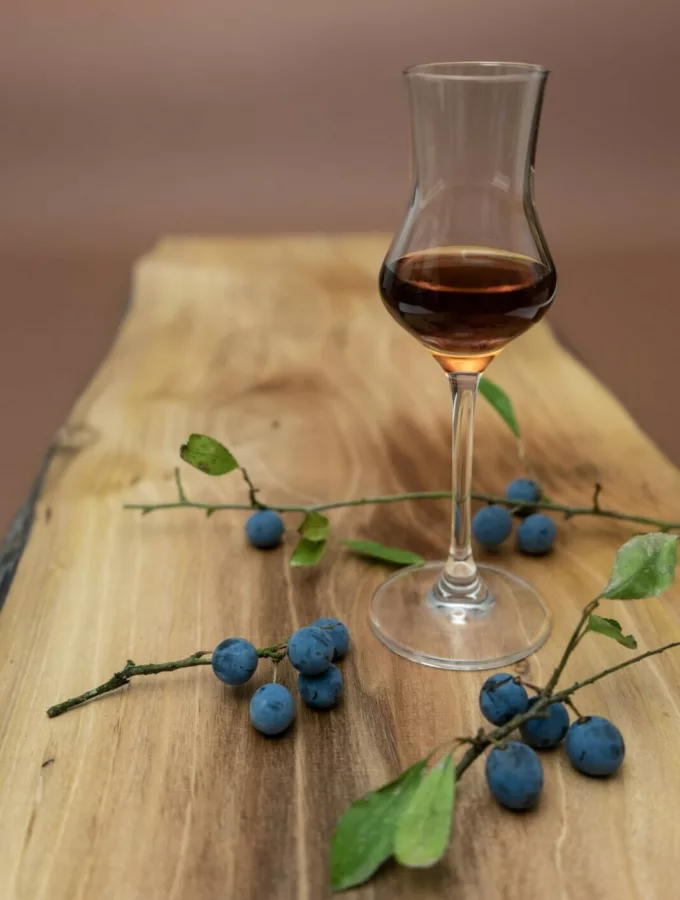 Vin de buisson (prunelier)