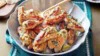 Chicken wings with cilantro and ginger, thyme rice