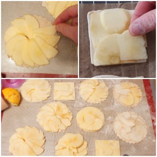 Fine tarte aux pommes et sa crème caramel - Instruction 8