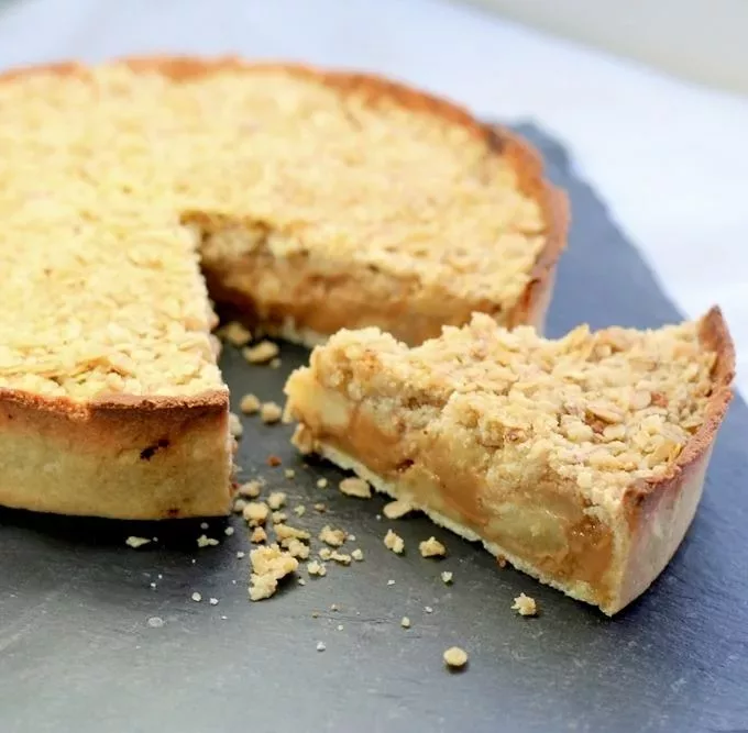 Gâteau aux pommes façon crumble