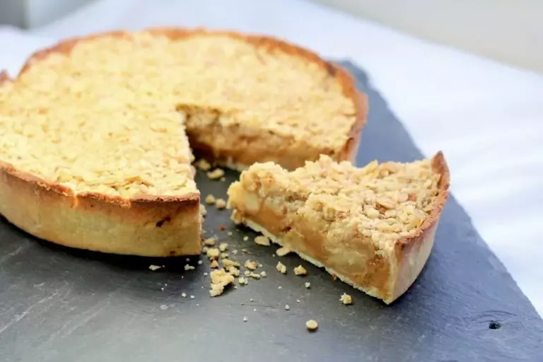 Gâteau aux pommes façon crumble