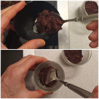 Verrines boudin noir, spéculoos, banane – Instruction 2 Verrines boudin noir, spéculoos, banane - Instruction 2