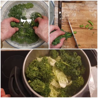 Saumon aux deux choux - Instruction 1