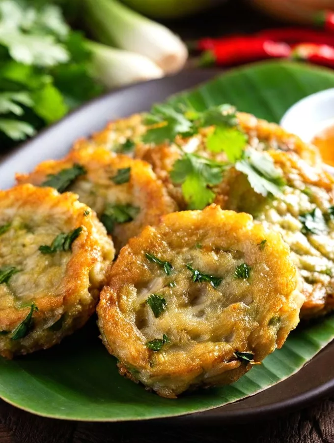 Croquettes de poisson Thaï (Thot Man Pla) Croquettes de poisson Thaï (Thot Man Pla)