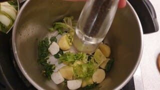 Potage aux fanes de radis - Instruction 2