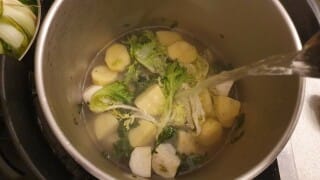 Potage aux fanes de radis - Instruction 3
