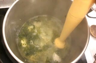 Potage aux fanes de radis - Instruction 4