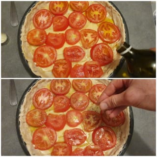 Tarte à la tomate et à la moutarde - Instruction 4