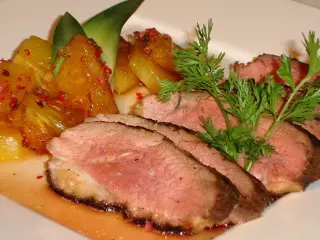 Vietnamese-Style Duck Breast with Pineapple