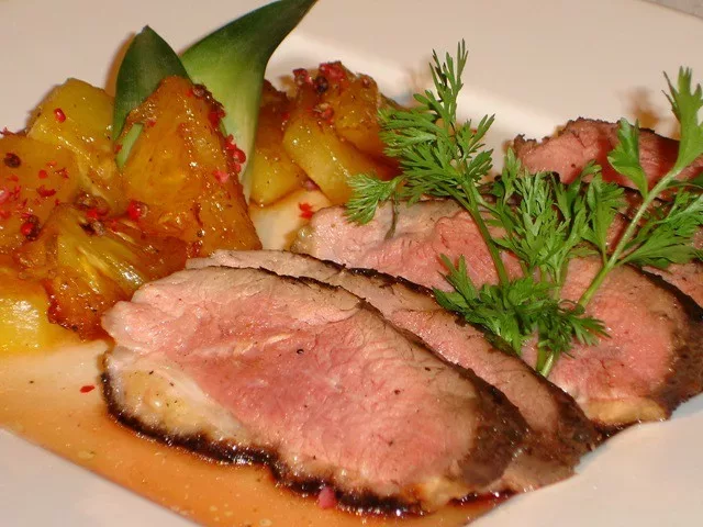 magret-canard-ananas