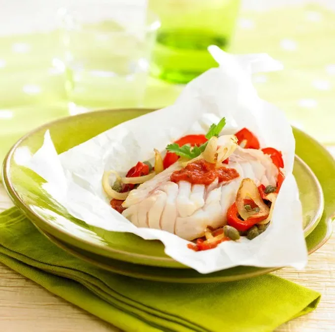 Poisson en papillotte Poisson en papillotte
