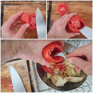 Légumes d&rsquo;été farcis - Instruction 1