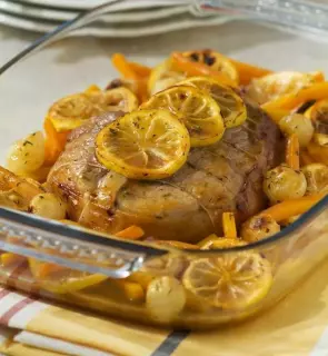 Veal Shoulder with Lemon