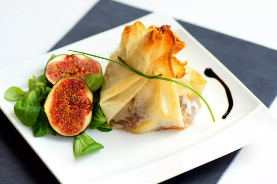 Warm Goat Cheese Pockets