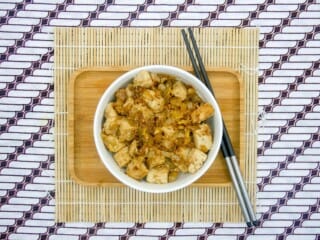 Crispy Tofu with Ginger