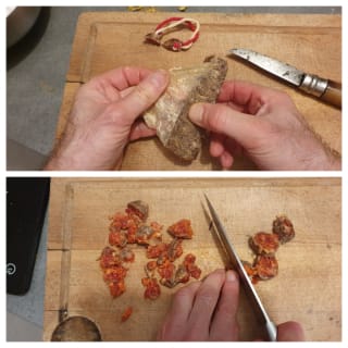 Velouté de Panais, mousse de curry et chorizo - Instruction 8