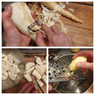 Velouté de Panais, mousse de curry et chorizo - Instruction 2