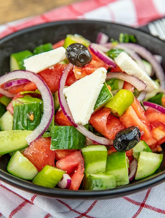 Ma salade grecque facile Ma salade grecque facile