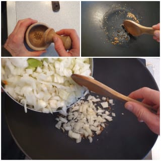 Fenouil braisé aux oignons et anchois - Instruction 1