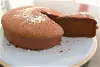 Light and moist dark chocolate cake