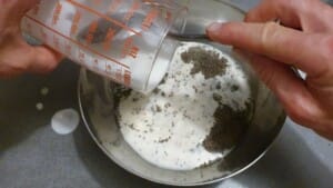 Lait de coco aux graines de chia - Instruction 1