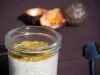 Coconut milk with chia seeds