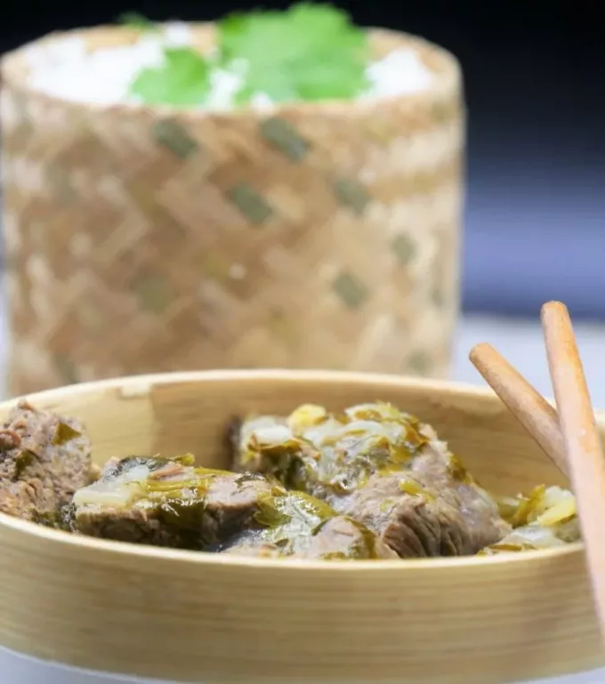 Curry de boeuf coriandre et citron vert Curry de boeuf coriandre et citron vert