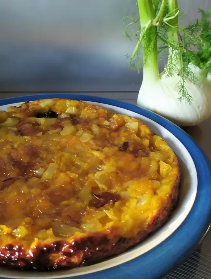 Grand(tarte_fenouil_orange) Tarte Fenouil Orange façon Tatin